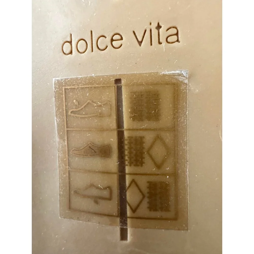 Dolce Vita Anjani Size 8.5 Sandal Slides EUC Blue Denim $49 - Picture 5 of 9